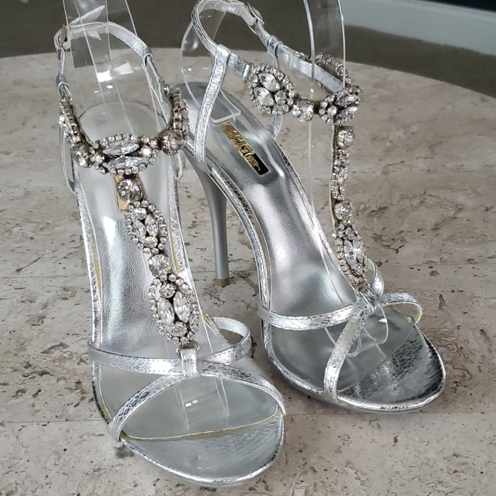 Jeweled Strappy Heels